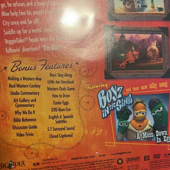 Veggie Tales DVD Lot (bundle of 6) Movie Shows - Picture 13 of 16